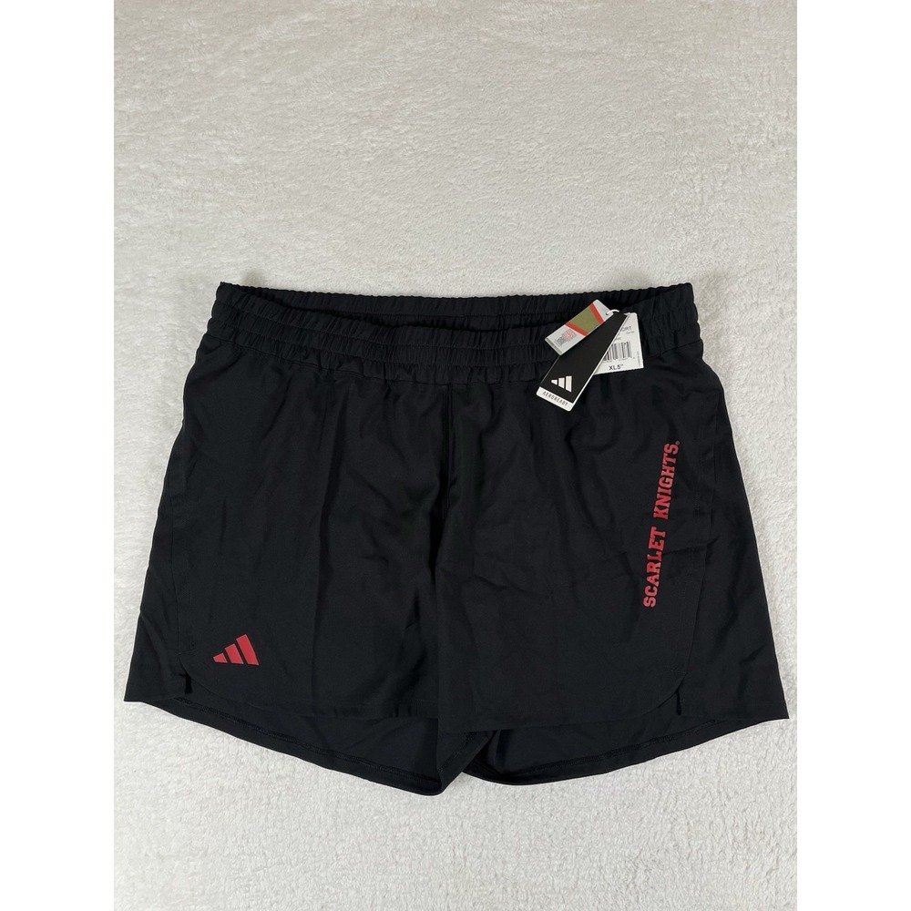 Adidas Aeroready Rutgers Scarlet Knights Black Athletic Shorts Men's XL NWT